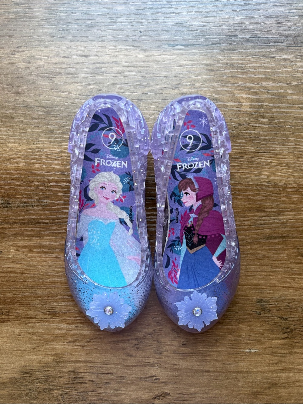 Disney Frozen jelly heels